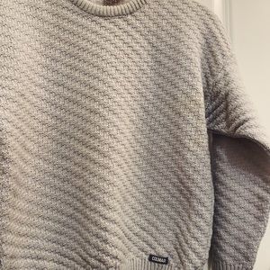 Grey Ribbed Sweater